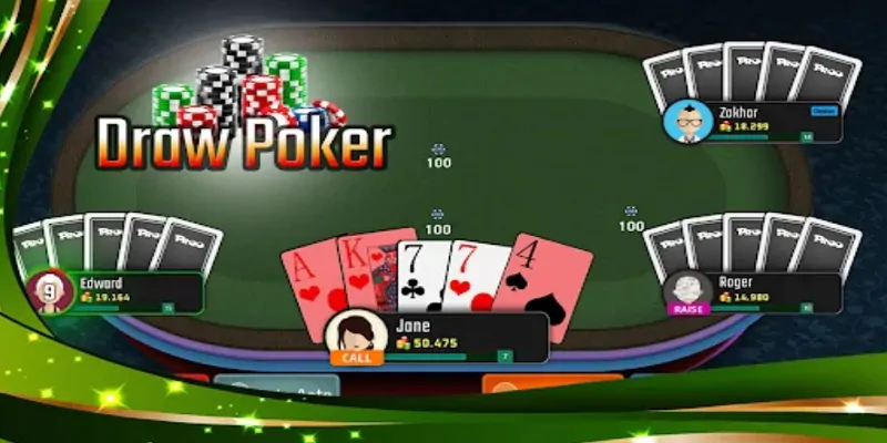 Draw Poker - Một trong các biến thể của Xì Tố dành cho người mới
